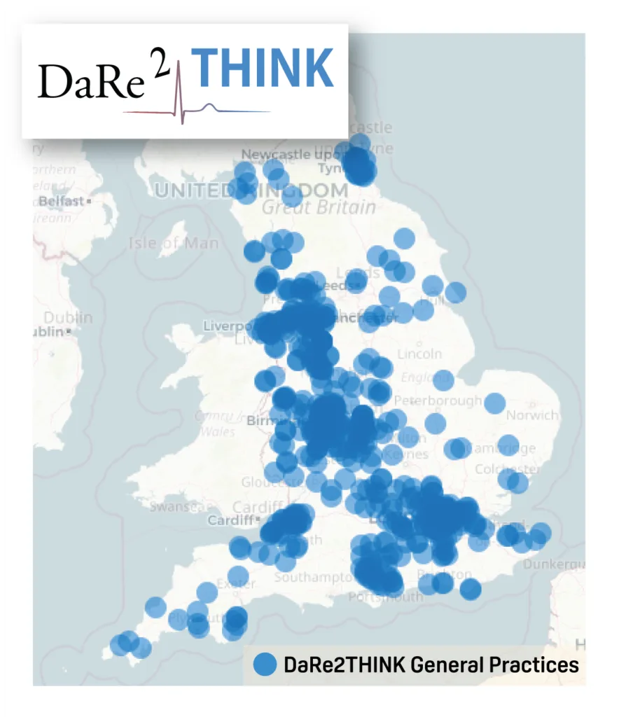 Dare 2 Think | Map of the UK