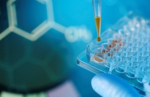 Pipette with specimen