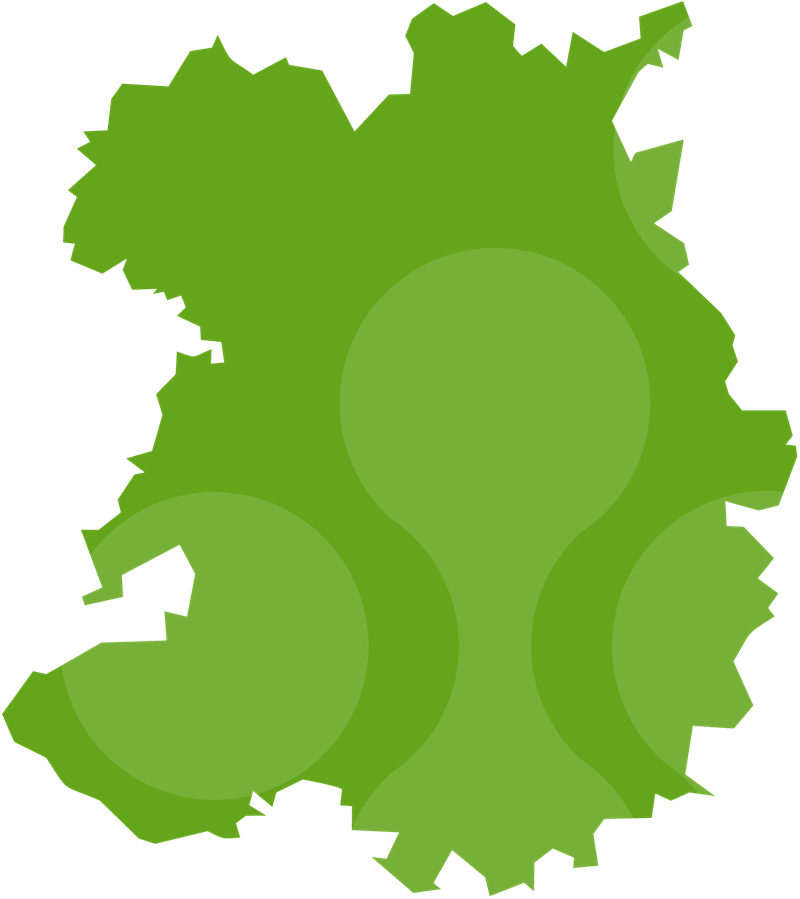 Shropshire, Telford and Wrekin regional map